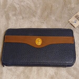 Disney Navy and Brown Key & Card Holder